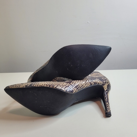 Penny Loves Kenny Snake Print Stiletto Pump Size Women's 6.5 - Picture 7 of 10